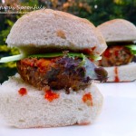 Asian Garlic Zucchini Beef Sliders ~ Sumptuous Spoonfuls #sliders #recipe