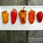 Crab n Cheese Stuffed Sweet Pepper Poppers ~ Sumptuous Spoonfuls #popper #recipe