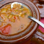 Curried Lentil Tomato Sausage Stew ~ Sumptuous Spoonfuls #lentil #soup #recipe