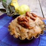 Walnut Whole Wheat Pear Chai Muffins ~ Sumptuous Spoonfuls #muffin #recipe