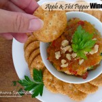 Apple & Hot Pepper Wine Jam ~ Sumptuous Spoonfuls #jam #recipe