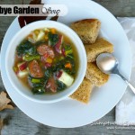 Goodbye Garden Soup with Sausage ~ Sumptuous Spoonfuls #soup #recipe