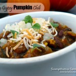 Sneaky Gypsy Pumpkin Chili ~ Sumptuous Spoonfuls #chili #recipe