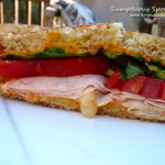 Turkey Tomato Roasted Red Pepper Sandwich with Havarti Cheese ~ Sumptuous Spoonfuls #sandwich #recipe