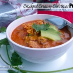 Crockpot Creamy Christmas Posole ~ Sumptuous Spoonfuls #posole #soup #recipe