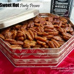 Jack's Sweet Hot Party Pecans ~ Sumptuous Spoonfuls #spiced #nuts #recipe