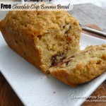 Gluten Free Chocolate Chip Banana Bread ~ Sumptuous Spoonfuls #GF #bread #recipe