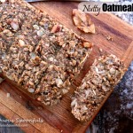 Nutty Oatmeal Loaf ~ Nuts, Seeds, and Oats baked into a yummy, healthy, slice-able loaf ~ Sumptuous Spoonfuls
