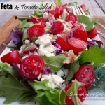 Bacon Feta & Tomato Salad ~ Sumptuous Spoonfuls #salad #recipe