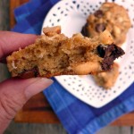 Loaded Peanut Butter Oatmeal Cookies {Gluten Free} ~ Sumptuous Spoonfuls #Healthy #Cookie #Recipe