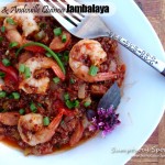 Shrimp & Andouille Quinoa Jambalaya ~ Sumptuous Spoonfuls #Cajun #MardiGras #recipe