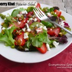 Strawberry Kiwi Pistachio Salad ~ Sumptuous Spoonfuls #salad #recipe