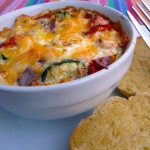 Chicken Chile Verde Baked Eggs