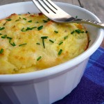 Havarti Chive Potato Puff ~ Sumptuous Spoonfuls #potato #recipe