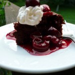 Flourless Black Forest Brownie Cake