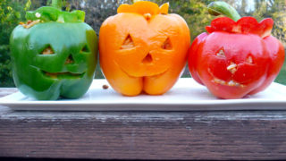 Jack O Lantern Stuffed Peppers Sumptuous Spoonfuls