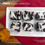 Chocolate Cherry Brownies ~ Sumptuous Spoonfuls #glutenfree #cherry #chocolate #brownie #recipe