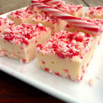 Candy Cane Crush Fudge ~ Sumptuous Spoonfuls #easy #peppermint #whitechocolate #fudge #recipe