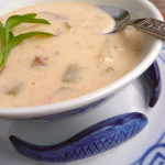 New England Clam Chowder ~ Sumptuous Spoonfuls #light #creamy #clam #chowder #recipe