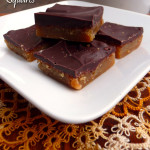 Eggnog Toffee Squares ~ Sumptuous Spoonfuls #shortbread #toffee #eggnog #dessert #recipe