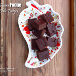 Wall Flower Fudge {Red Chile Fudge} ~ she'll leave you wanting more ~ Sumptuous Spoonfuls #spicy #fudge #recipe