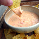 White Bean Queso Dip ~ Sumptuous Spoonfuls #mexican #bean & cheese #dip #recipe