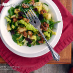 Cherry Apple Walnut Chopped Salad ~ Sumptuous Spoonfuls #light #winter #salad #recipe