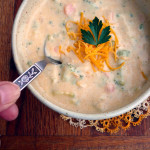 Better than Panera Broccoli Cheese Soup ~ Sumptuous Spoonfuls #copycat #supercreamy #broccoli #cheddar #soup #recipe