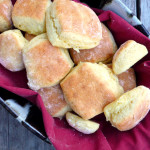 Light & Fluffy Pillow Cornmeal Biscuits ~ Sumptuous Spoonfuls #easy #biscuit #recipe