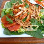 Thai Peanut Noodle Salad with Chicken ~ Sumptuous Spoonfuls #Asian #chicken #noodle #salad #recipe