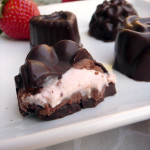 Tequila Rose Strawberry Cream Truffles ~ Sumptuous Spoonfuls #homemade #molded #truffles #recipe