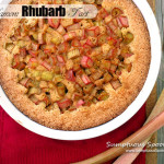 Cardamom Rhubarb Tart ~ Sumptuous Spoonfuls #easy #rhubarb #dessert #recipe