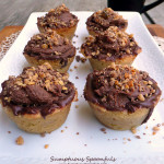 Mini Chocolate Cheesecake Cookie Cups ~ Sumptuous Spoonfuls #decadent #mini #chocolate #dessert #recipe