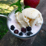 Very Berry Ice Cream Float ~ Sumptuous Spoonfuls #icecream #float #recipe