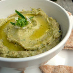 Avocado Jalapeno Zummus ~ Sumptuous Spoonfuls #spicy #zucchini #hummus #recipe