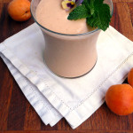 Honey Banana Apricot Yoghurt Smoothie ~ Sumptuous Spoonfuls #apricot #smoothie #recipe #noosayoghurt