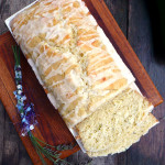 Lavender Lemon Zucchini Loaf ~ Sumptuous Spoonfuls #dessert #cake #zucchini #lemon #recipe