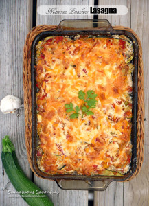 Mexican Zucchini Lasagna ~ Sumptuous Spoonfuls #glutenfree #paleo #zucchini #mexican #lasagna #recipe