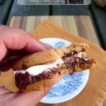 Peanut Butter Cookie S'Mores ~ Sumptuous Spoonfuls #cookie #smore #recipe