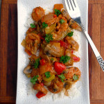 Creole Chicken & Sausage Skillet ~ Sumptuous Spoonfuls #creole #stirfry #dinner #recipe