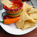 Hurts so Good 3-Pepper Heirloom Tomato Salsa ~ Sumptuous Spoonfuls #spicy #hot #salsa #recipe