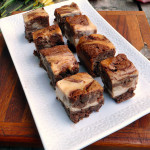 Bailey's Cheesecake Swirl Brownies ~ Sumptuous Spoonfuls #Choctoberfest #brownie #recipe with Imperial Sugar