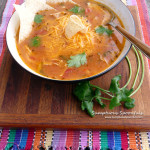 Ann's Amazing Chicken Tortilla Soup ~ Sumptuous Spoonfuls #Mexican #chicken #soup #recipe