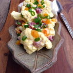 Apricot Grape Cauliflower Salad with honey mustard yogurt dressing ~ Sumptuous Spoonfuls #colorful #easy #cauliflower #salad #recipe