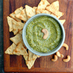 Cilantro Cashew Green Tomato Salsa ~ Sumptuous Spoonfuls #spicy #cilantro #salsa #recipe