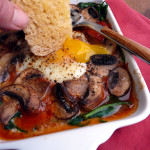 Italian Spinach Mushroom Baked Eggs ~ Sumptuous Spoonfuls #easy #healthy #breakfast #recipe