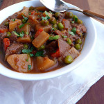 Slow Cooker Drunken Irish Stew ~ Sumptuous Spoonfuls #Guinness #Irish #Stew #Recipe