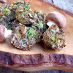 Broccoli Mushroom Wild Rice Cups ~ Sumptuous Spoonfuls #easy #wildrice #mushroom #bites #recipe