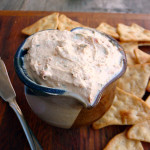 Garlic Herb Sundried Tomato Cheese Spread ~ Sumptuous Spoonfuls #GreekCreamCheese #Easy #Cheese #Spread #recipe