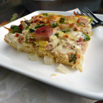 Swiss Ham & Asparagus Breakfast Bake ~ Sumptuous Spoonfuls #easy #eggbake #recipe